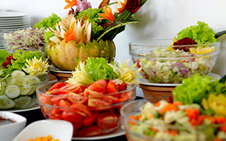 Vegetable Salads at Heritance Ayurveda