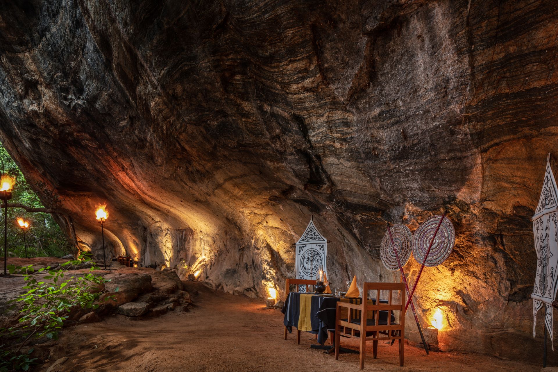 Cave Dining Experience at Heritance Kandalama