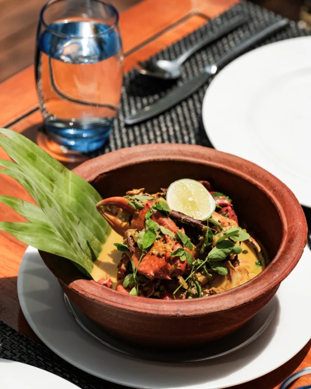 Negombo crab curry is a dish full of character and spice. Made with fresh lagoon crabs and a custom mix of herbs, it’s a must-try for any foodie. Pro tip: pair it with roast paan (bread) and pol sambol (a coconut sambol), and let the rich, fiery flavours speak for themselves.

#CrabCurry #SriLankanFood #SentidoHeritanceNegombo #NegomboDining #HeritanceHotelsandResorts